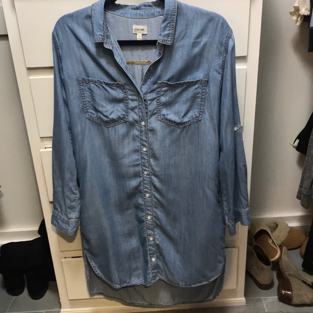 Chambray Denim Dress